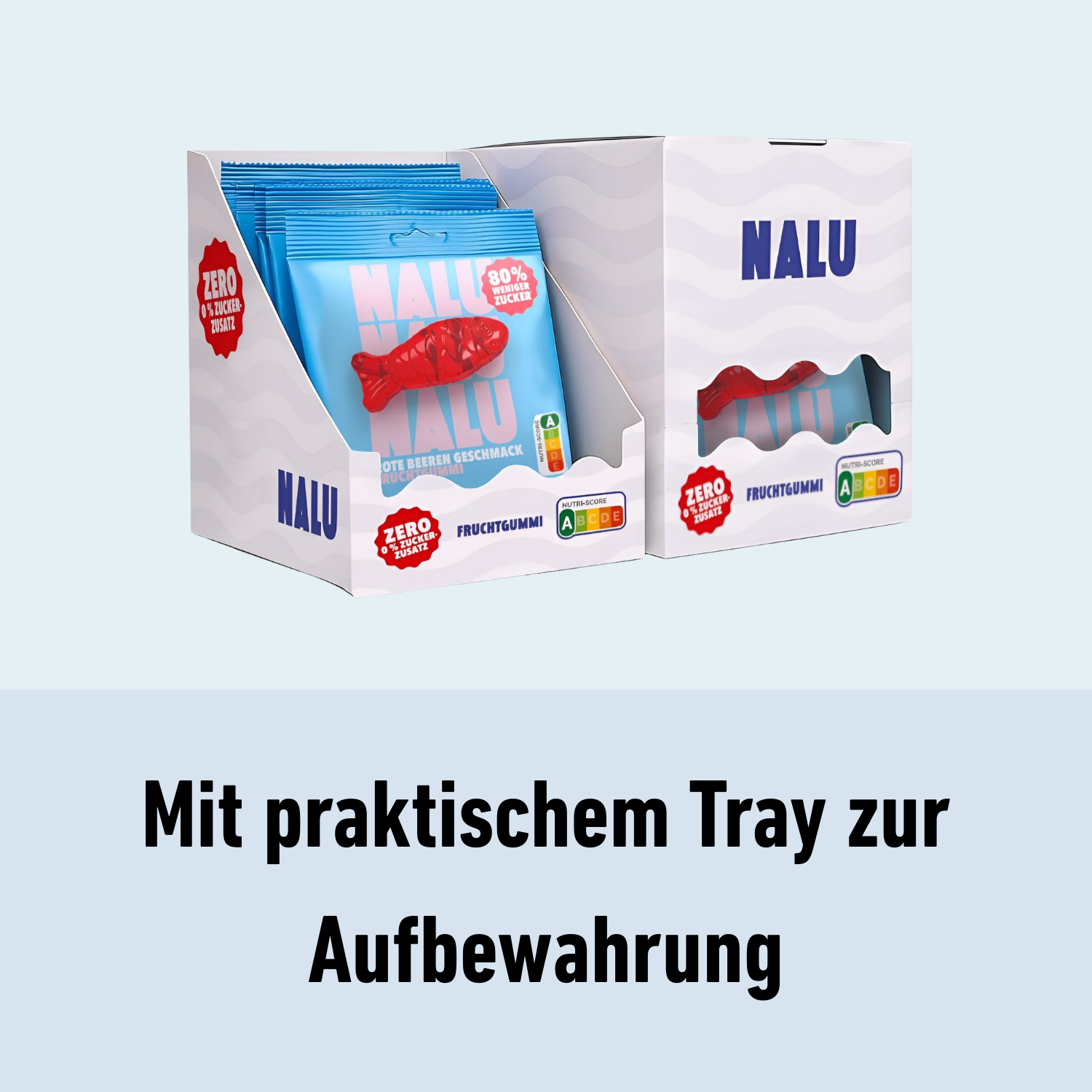 Rote Beeren Fisch VEGAN (12 Beutel)