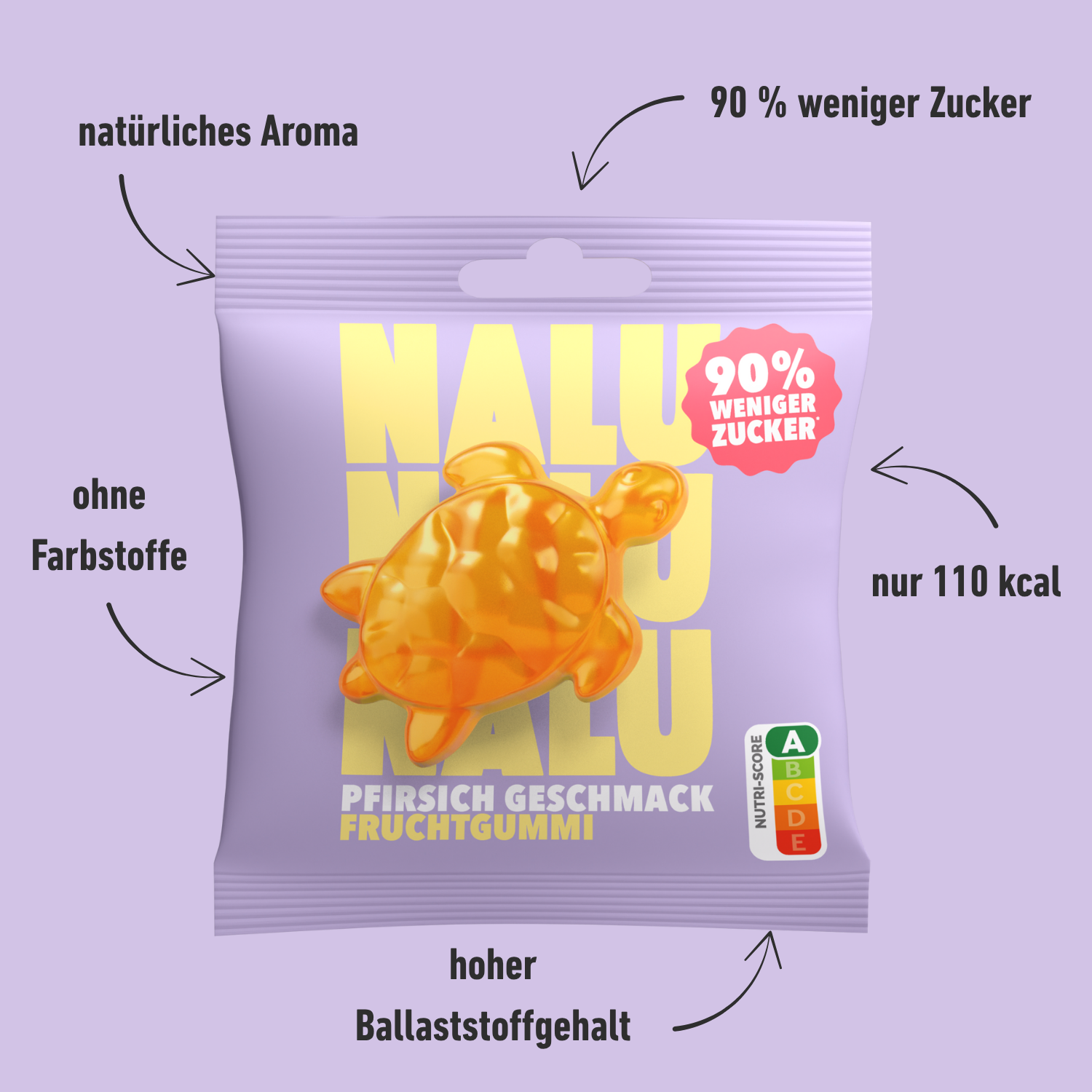 Pfirsich Schildkröte (12 Beutel)