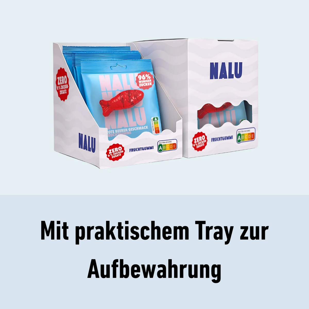 Rote Beeren Fisch VEGAN (12 Beutel)