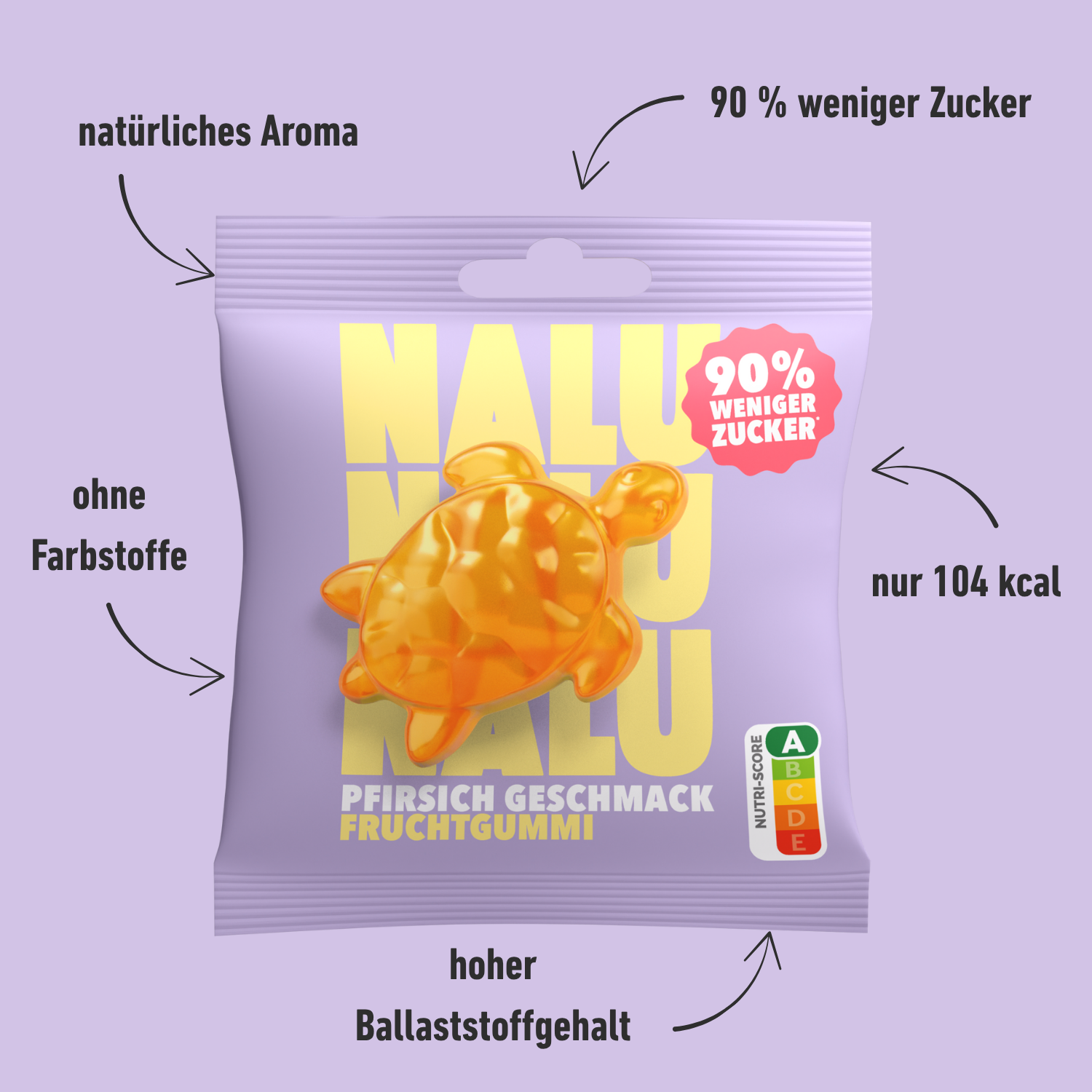 Pfirsich Schildkröte (12 Beutel)