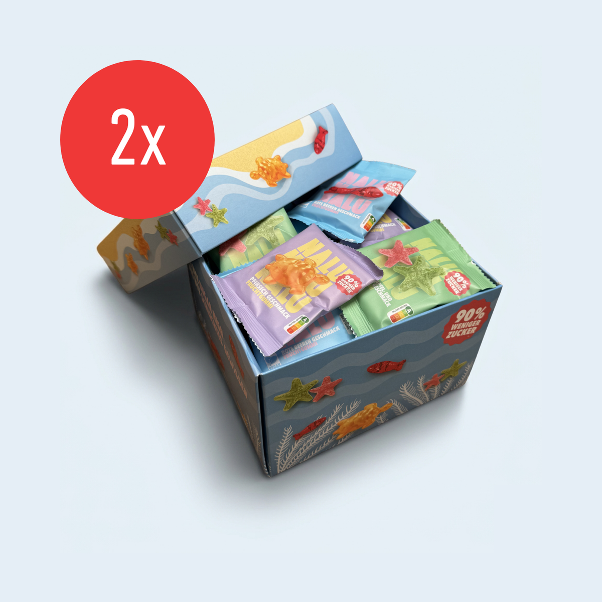 NALU Minis - 2 Boxen (90 Beutel à 15g)