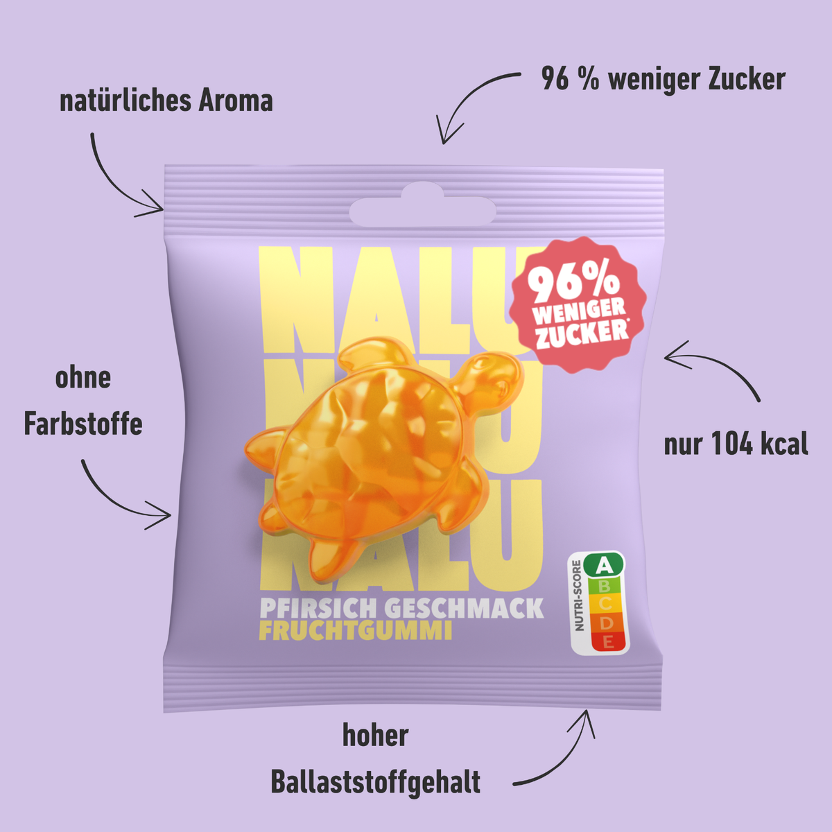 Pfirsich Schildkröte (12 Beutel)